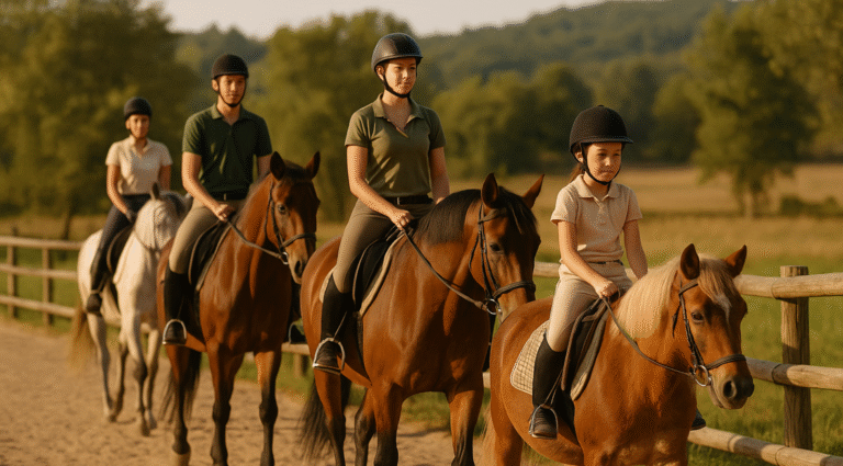 Participa en nuestras clases de equitación para niños y adultos en un entorno natural y seguro